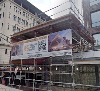 Six-Story Holocaust Museum Climbs Up Beside Boston Common