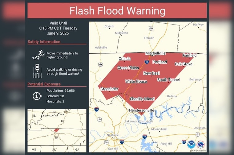 Slow-Mo Storms Swamp Robertson County, Mount Juliet As Flash Floods Rise