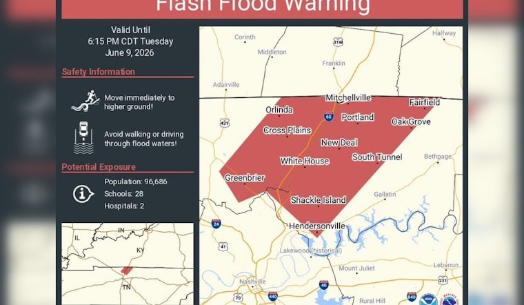 Slow-Mo Storms Swamp Robertson County, Mount Juliet As Flash Floods Rise