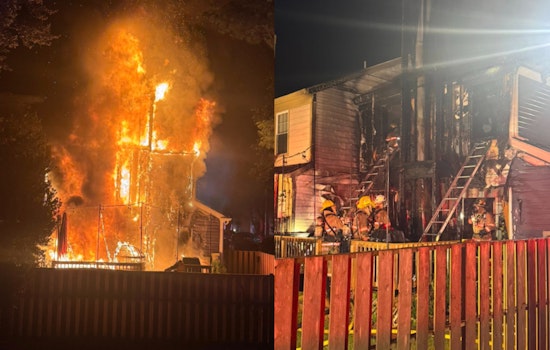 Smoke Alarms Jolt Silver Spring Family Awake As Townhouse Inferno Guts End Unit