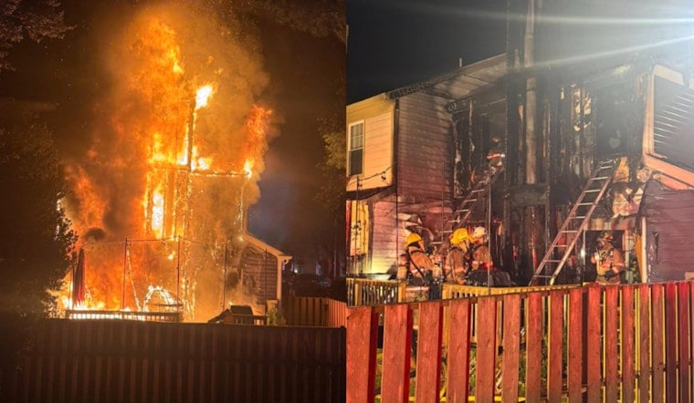Smoke Alarms Jolt Silver Spring Family Awake As Townhouse Inferno Guts End Unit