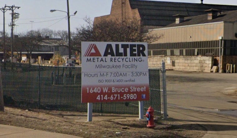 Smoke Chokes Menomonee Valley as Scrap Yard Erupts in Blaze