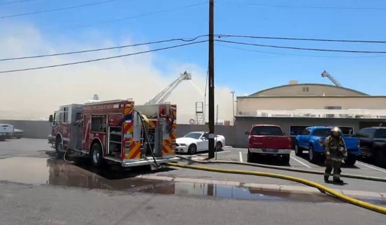 Smoke Towers Over West Phoenix as Second-Alarm Blaze Erupts Near 40th and Indian School