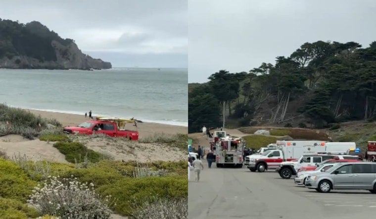 Sneaker Wave Slams Mom And Preteen At Baker Beach, Triggers Frantic Surf Rescue