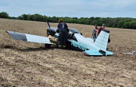Solo Pilot Survives Farm Field Crash Just South Of Amery Airport
