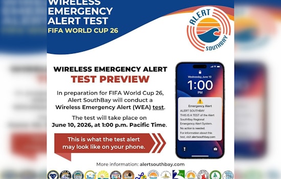 South Bay Phones Poised To Blast As World Cup Alert Test Hits Tomorrow