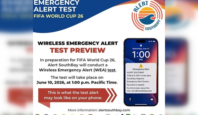 South Bay Phones Poised To Blast As World Cup Alert Test Hits Tomorrow