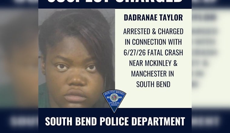 South Bend Driver Charged After Fatal McKinley Crash