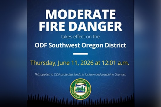 Southwest Oregon On Edge As Fire Danger Cranks Up To Moderate