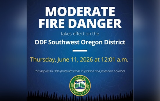 Southwest Oregon On Edge As Fire Danger Cranks Up To Moderate