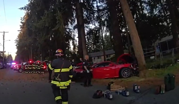 Spanaway Speed Crash Splits Car, Kills Two On Military Road