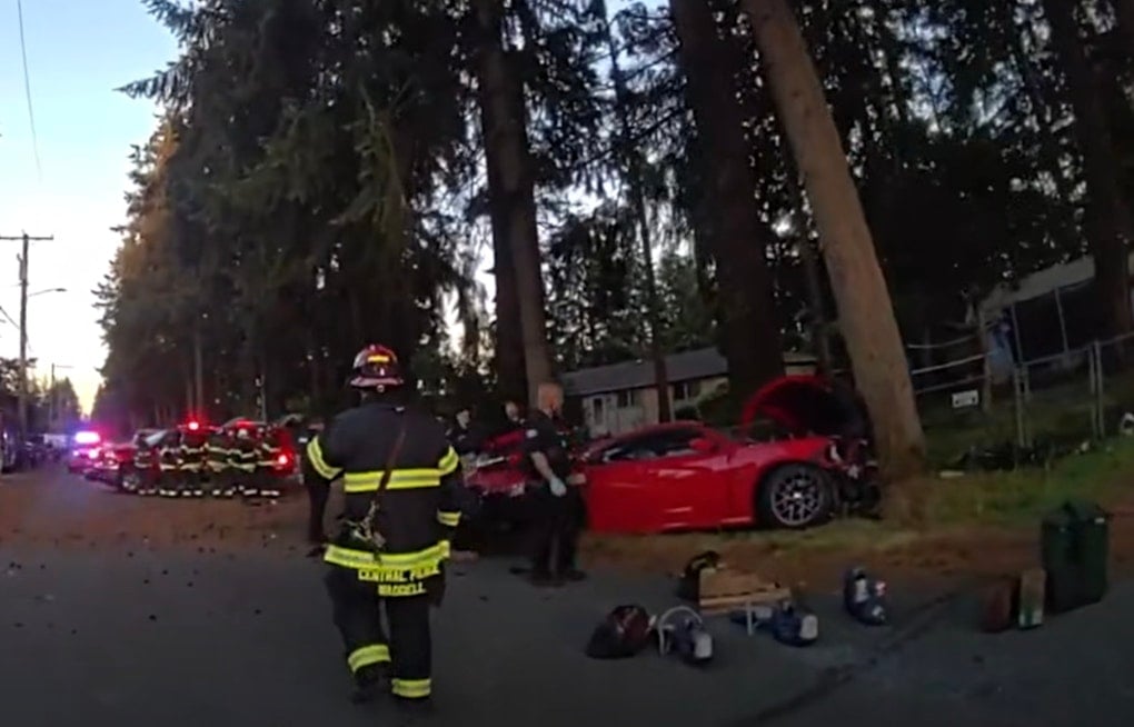 Spanaway Speed Crash Splits Car, Kills Two On Military Road