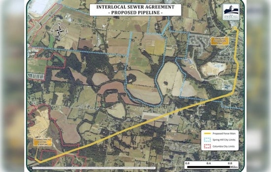 Spring Hill Looks To Columbia Pipe Fix To Ease Sewer Squeeze