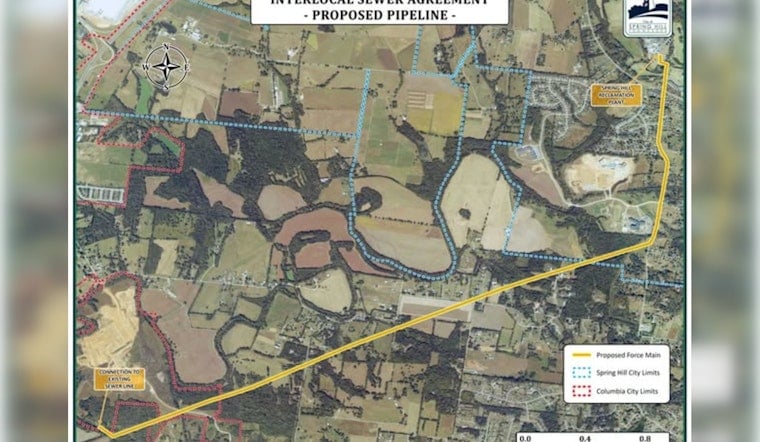 Spring Hill Looks To Columbia Pipe Fix To Ease Sewer Squeeze