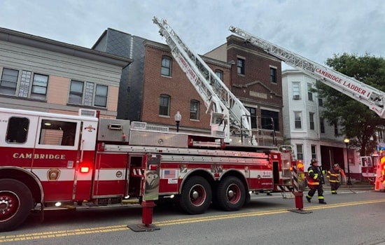 Sprinklers Soak Cambridge Street Blaze, Everyone Walks Away