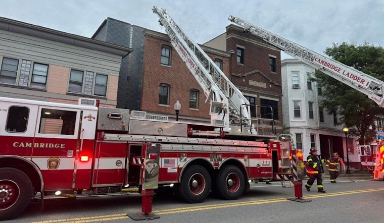 Sprinklers Soak Cambridge Street Blaze, Everyone Walks Away