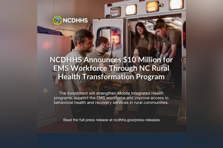 Stein Drops $10 Million Lifeline on Rural EMS Crews Across North Carolina