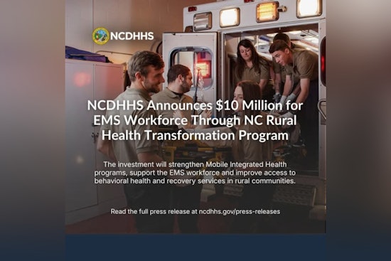 Stein Drops $10 Million Lifeline on Rural EMS Crews Across North Carolina