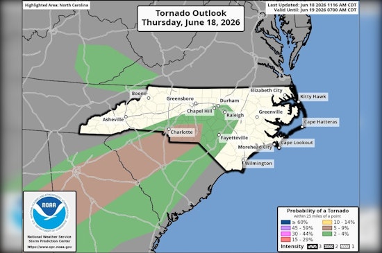 Storm Bullseye On Charlotte As Level 2 Severe Threat Widens