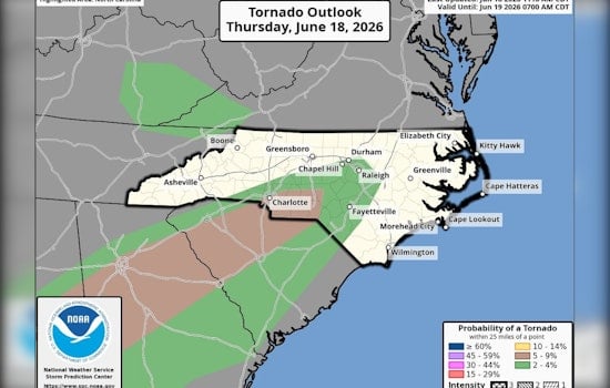 Storm Bullseye On Charlotte As Level 2 Severe Threat Widens