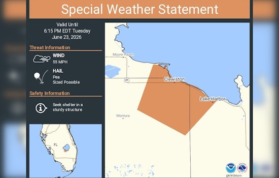 Storms Zero In On Clewiston As NWS Urges Lake Okeechobee Locals To Take Cover
