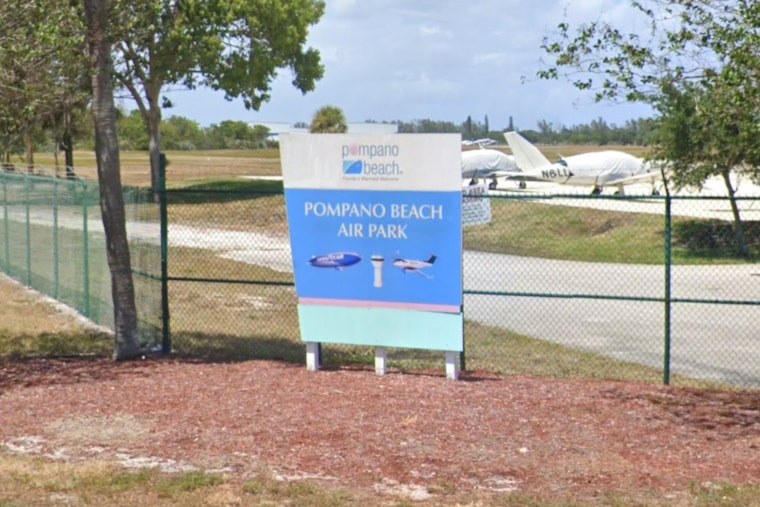 Student Flight Skids Off Pompano Beach Runway, Walk-Away Landing For Two