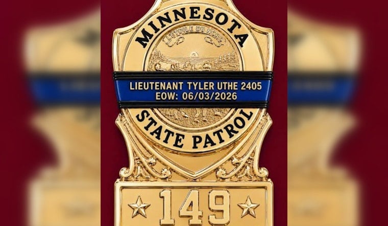 Sudden Death Of Lt. Tyler Uthe Stuns Minnesota State Patrol