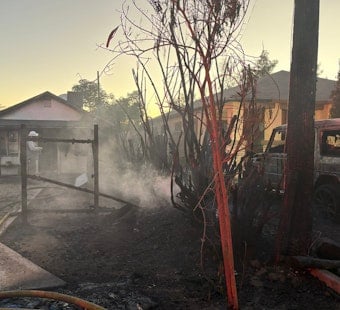 SUV Torched, Power Lines Topple In Fiery Scare Near 30th And Thomas