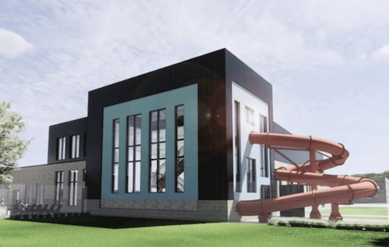 Swansea Scores Splashy New Indoor Pool With Twisting Waterslide