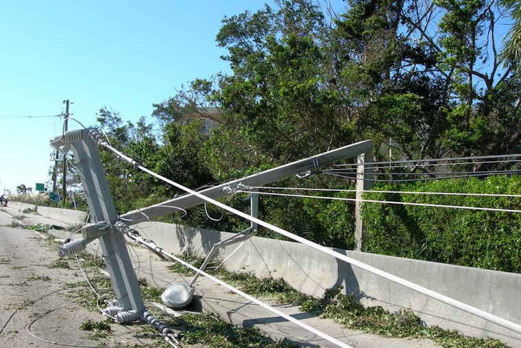 Tornado-Warned Storms Rip Through Kay County, Snap Poles And Kill The Lights