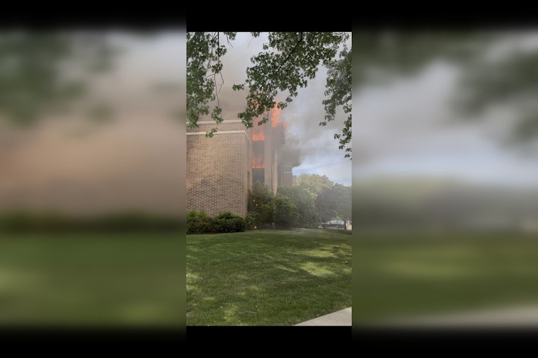 Towering Blaze Tears Through Glendale Apartments By Estabrook Park
