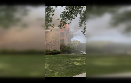 Towering Blaze Tears Through Glendale Apartments By Estabrook Park