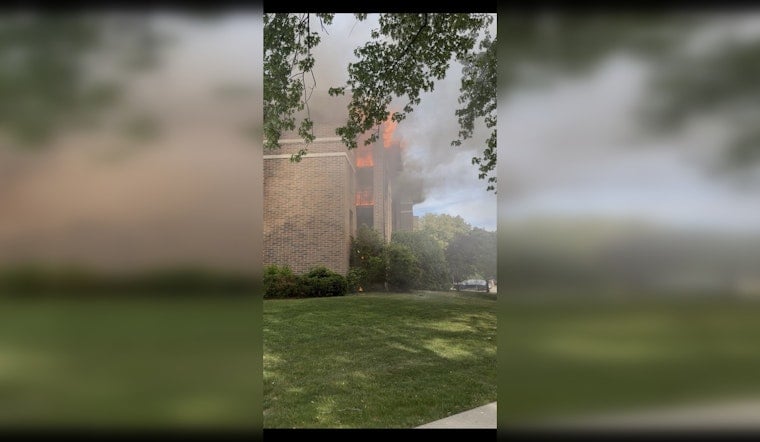 Towering Blaze Tears Through Glendale Apartments By Estabrook Park