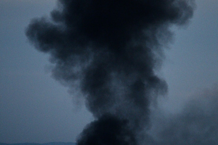 Trash Bin Inferno Chokes Long Beach Morning Commute