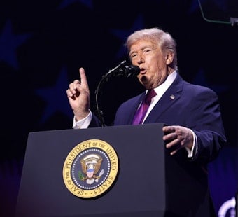Trump Rolls Into Macungie, Puts Mack Trucks Plant In National Spotlight