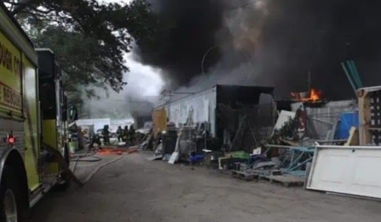 Two-Alarm Blaze Guts Commercial Property In South Tampa
