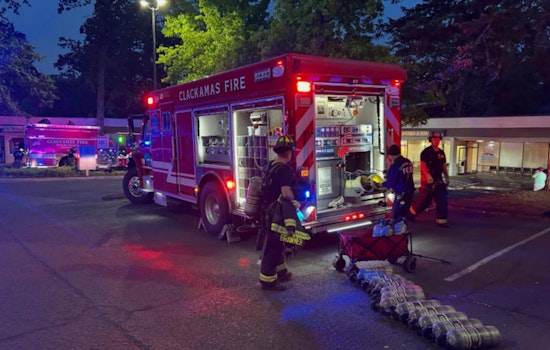 Two-Alarm Fire Rips Through SE McLoughlin Strip, Businesses Forced Out
