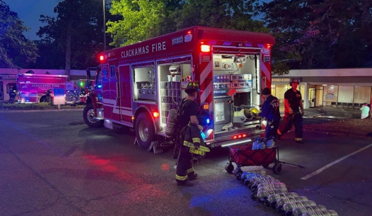 Two-Alarm Fire Rips Through SE McLoughlin Strip, Businesses Forced Out