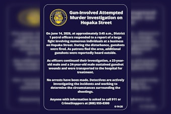 Hopaka Street Melee In Attempted Murder Probe Leaves Two Men Shot