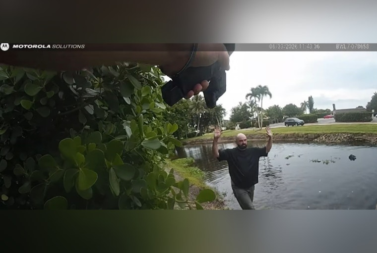 U-Haul Getaway Ends in Pond Standoff as Naples Deputies Nab Wanted Felon