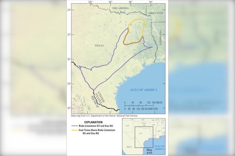 USGS Finds Oil in Buda Limestone Near Austin