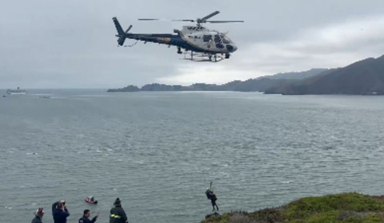 Visitors Snatched From Treacherous Golden Gate Cliffs After Off-Trail Misstep