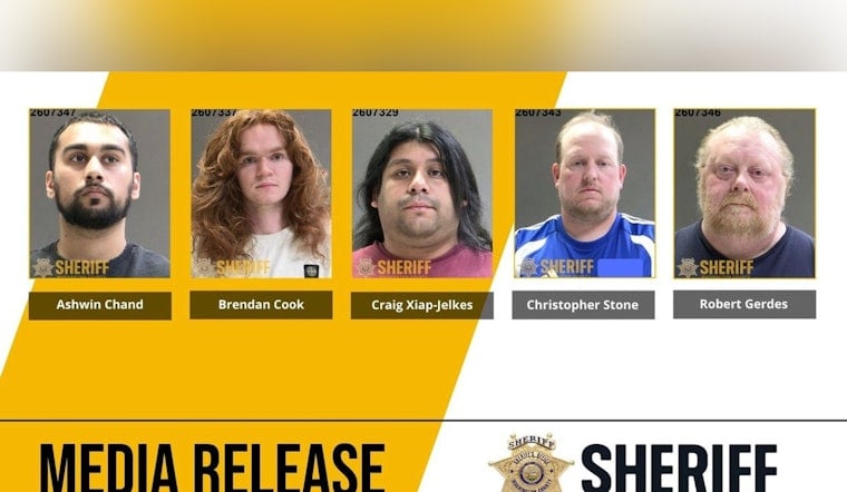 Washington County Cops Net 5 In Undercover Child Predator Bust