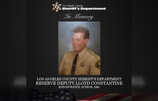 West Hollywood Salutes Reserve Deputy Killed By Suspected Drunk Driver In 1964