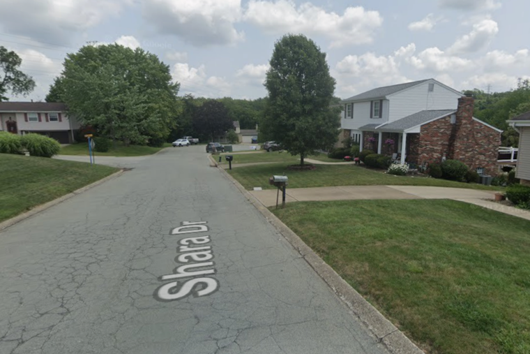 West Mifflin Street Shrouded in Smoke as Fire Engulfs Two-Story Home