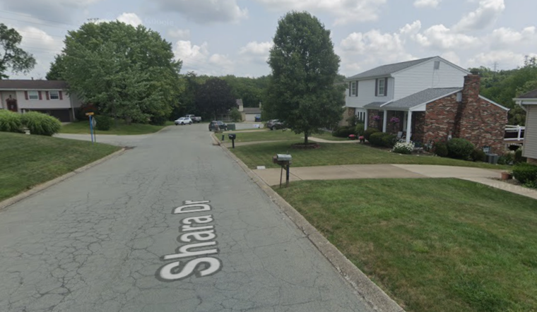 West Mifflin Street Shrouded in Smoke as Fire Engulfs Two-Story Home