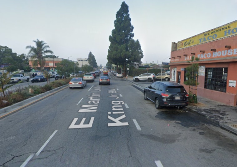 Woman Shot On MLK Blvd In South LA