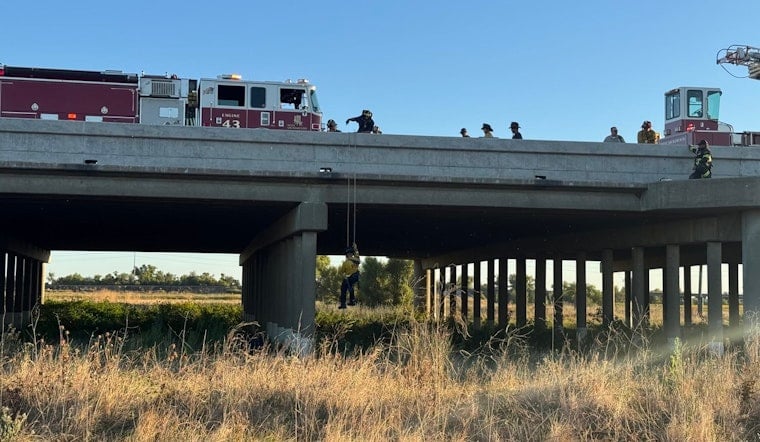 Yolo Causeway Drama As Davis, West Sac Crews Pull Off High-Risk Rope Rescue