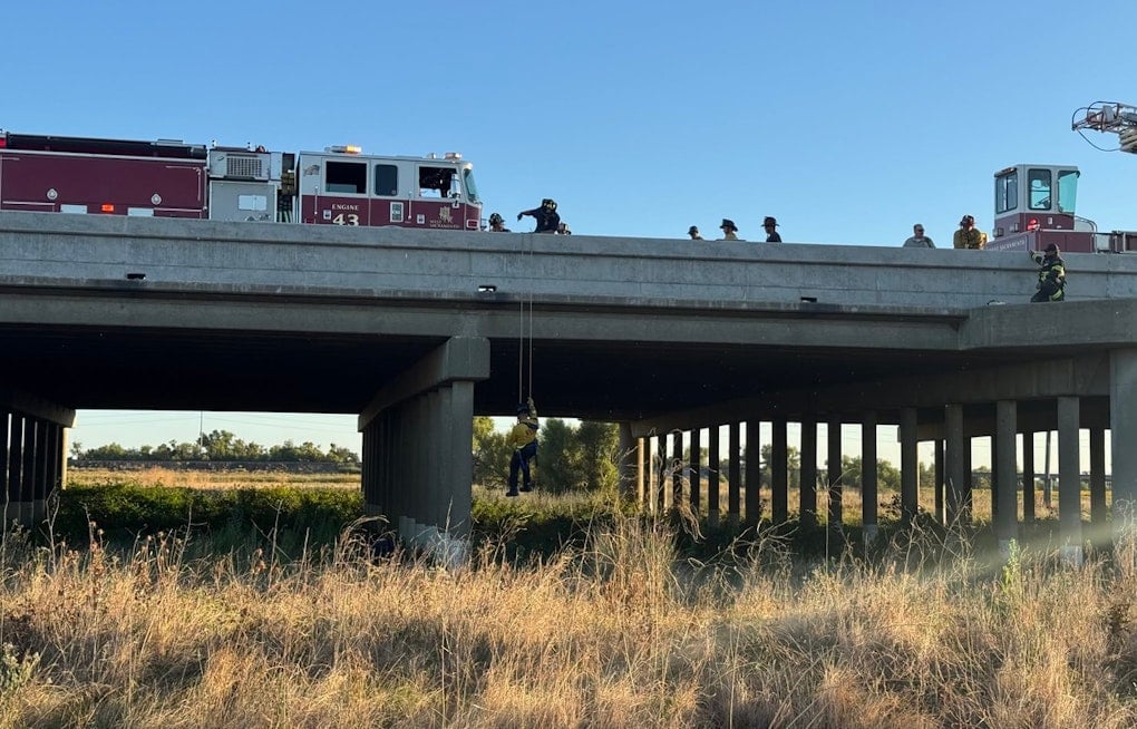 Yolo Causeway Drama As Davis, West Sac Crews Pull Off High-Risk Rope Rescue