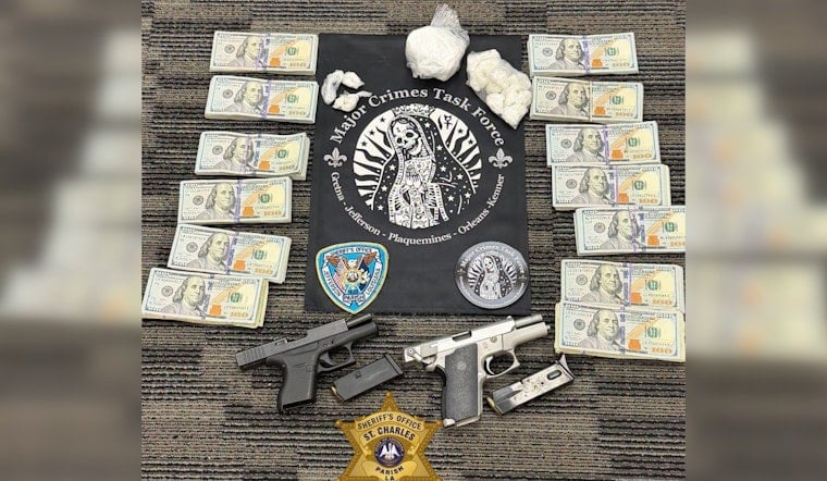 St. Charles Drug Bust, Cops Say New Orleans Senior Had Coke, Crack and Fentanyl